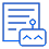 AI writing generator icon depicting automated article creation