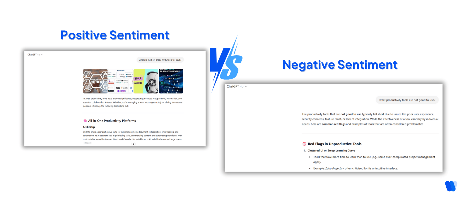 side-by-side-chatgpt-responses-comparing-positive-vs-negative-sentiment-on-productivity-tools-highlighted-by-user-query-and-content-tone