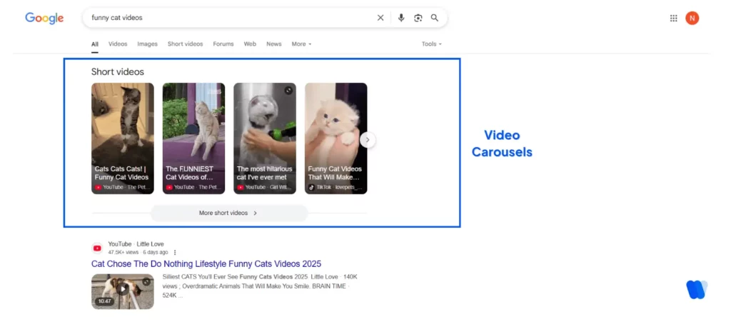 search-engine-video-carousel-short-videos-serp-feature