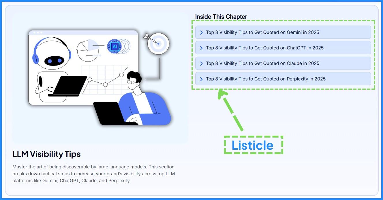 Listicle-content-for-llm-seeding