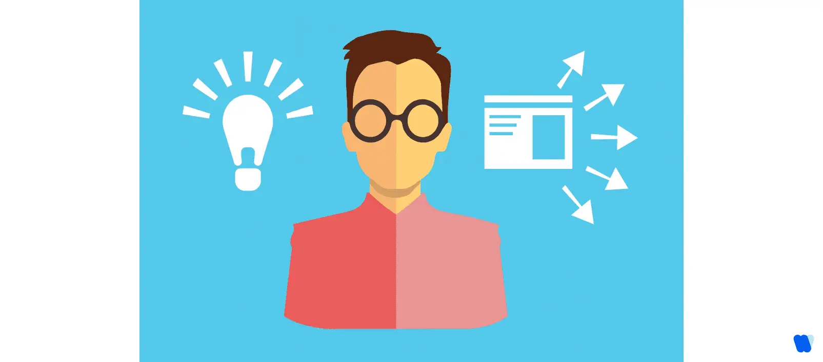 content-creator-avatar-lightbulb-distribution-icons-for-b2b-marketing