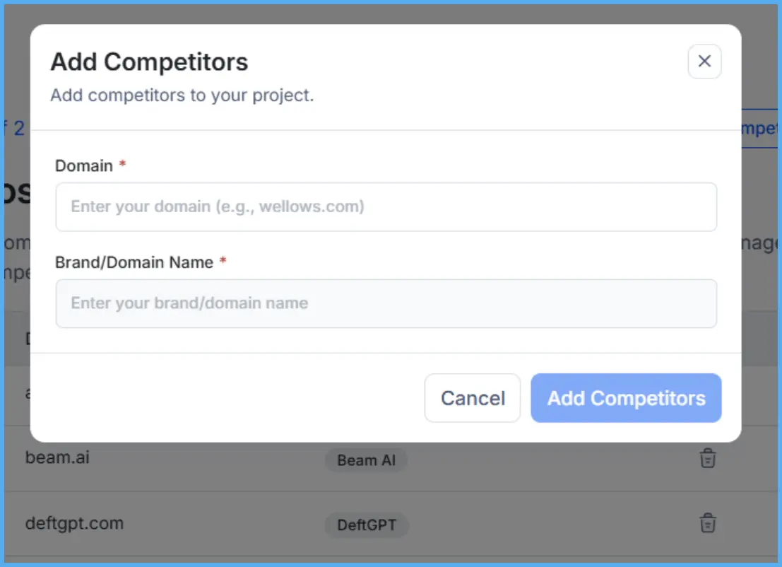 add-competitors-manually-kiva-quick-wins