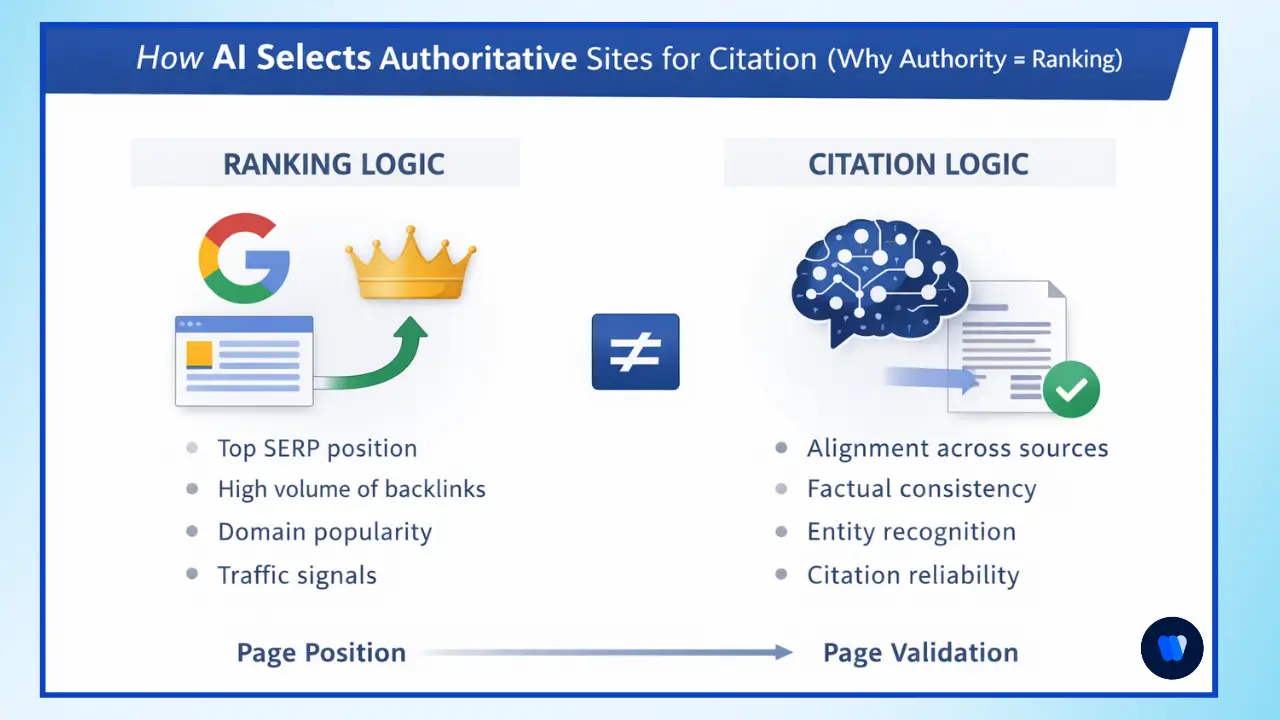 How-AI-Selects-Authoritative-Sites-for-Citation-Why-Authority-is-not-equal-to-Ranking