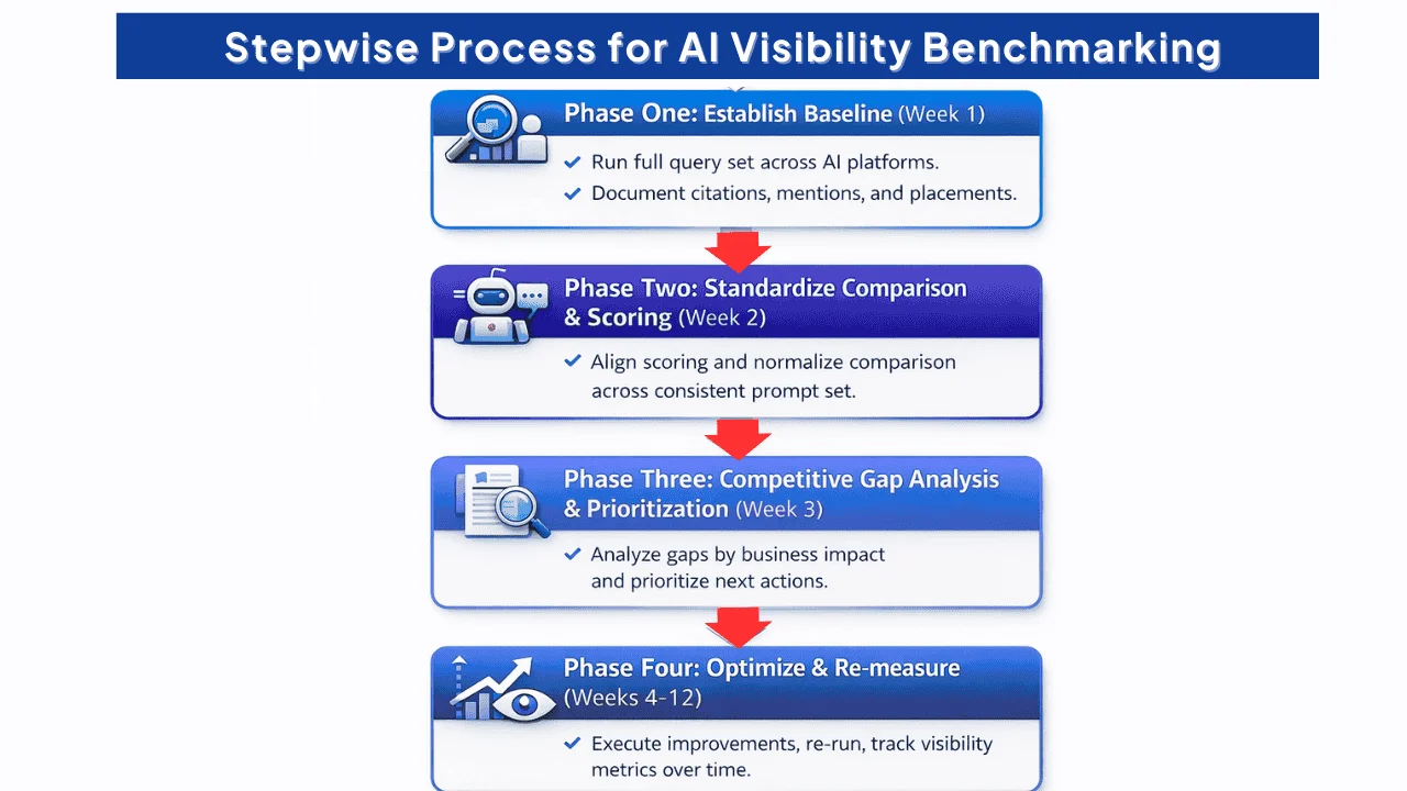 Stepwise-Process-for-AI-Visibility-Benchmarking-keeps-AI-visibility-benchmarking-consistent-and-repeatable