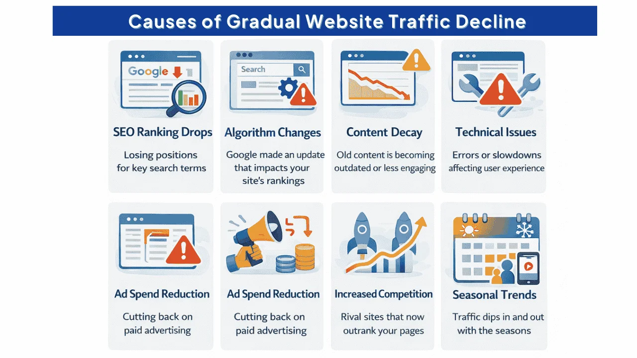 Causes-of-Gradual-Website-Traffic-Decline-usually-cumulative-rather-than-sudden.