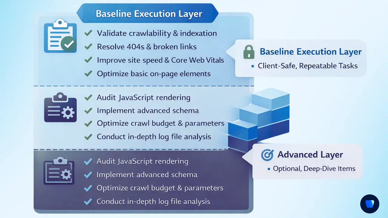 Core-Technical-SEO-Checklist-for-Agencies-Baseline-Execution-Layer