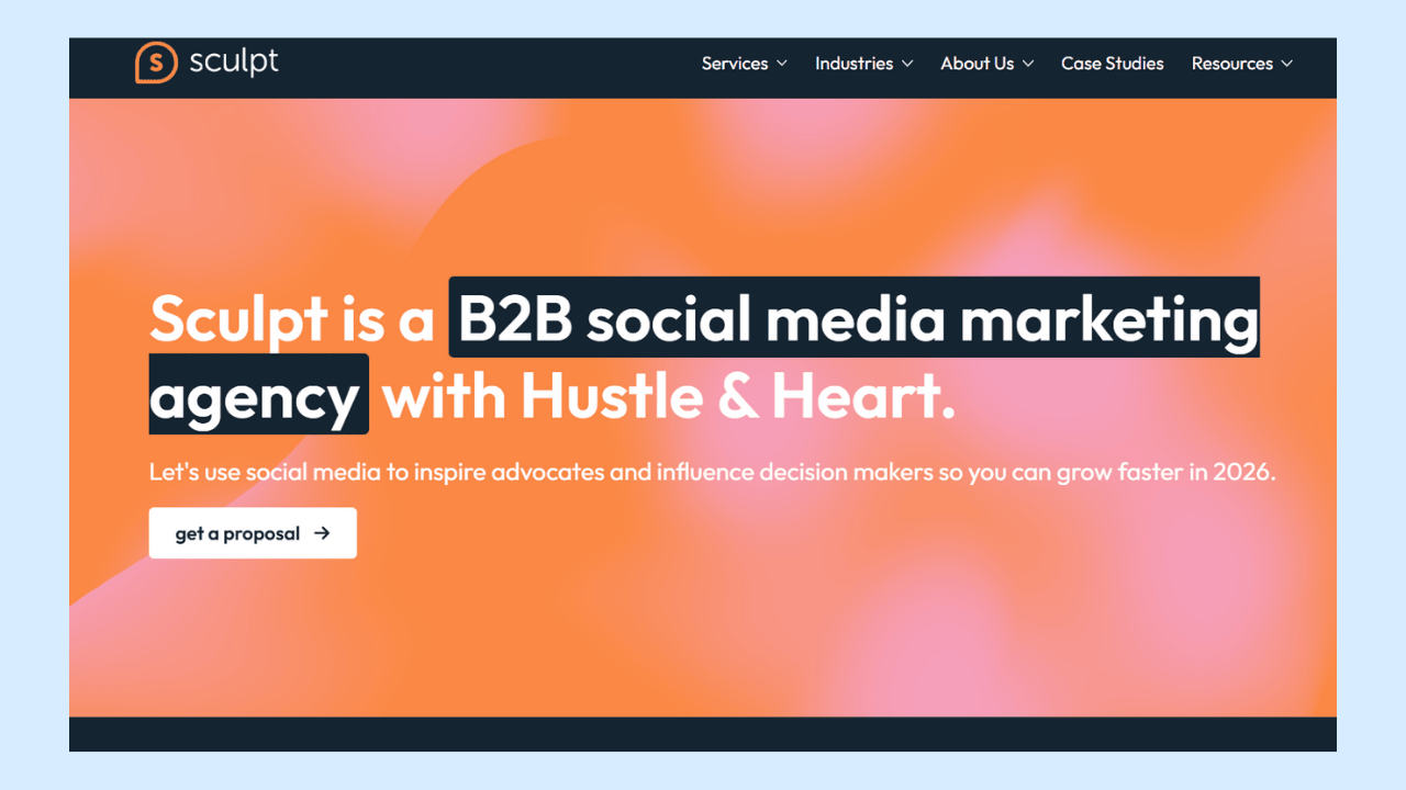 Sculpt-is-a-B2B-social-media-agency-based-in-Iowa-City-Iowa-widely-referenced-as-launched-in-2012