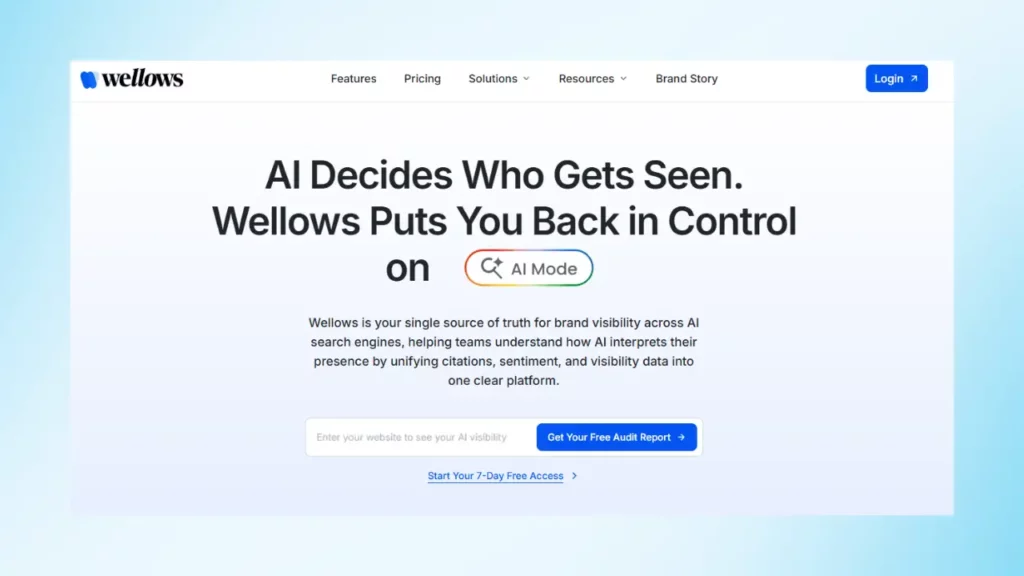 wellows-ai-visibility-platform-for-brand-citations-ranking-and-sentiment-control