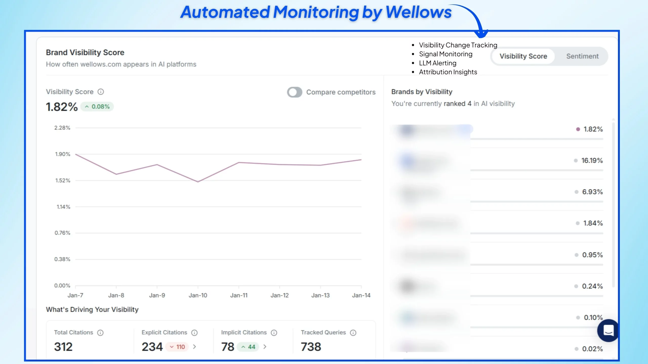 Automated Monitoring by Wellows