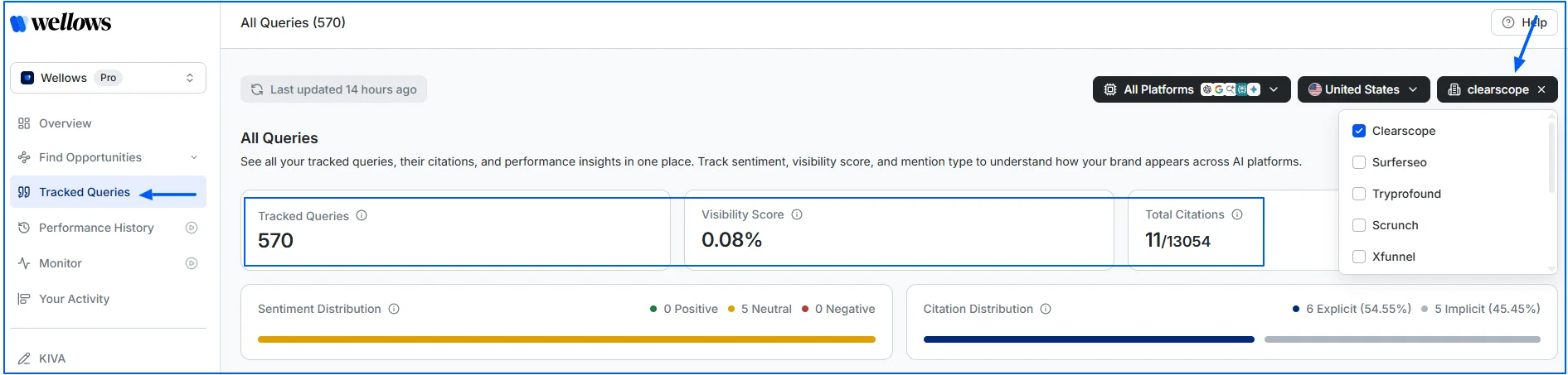 competitor-analysis-using-wellows-for-ai-visibility