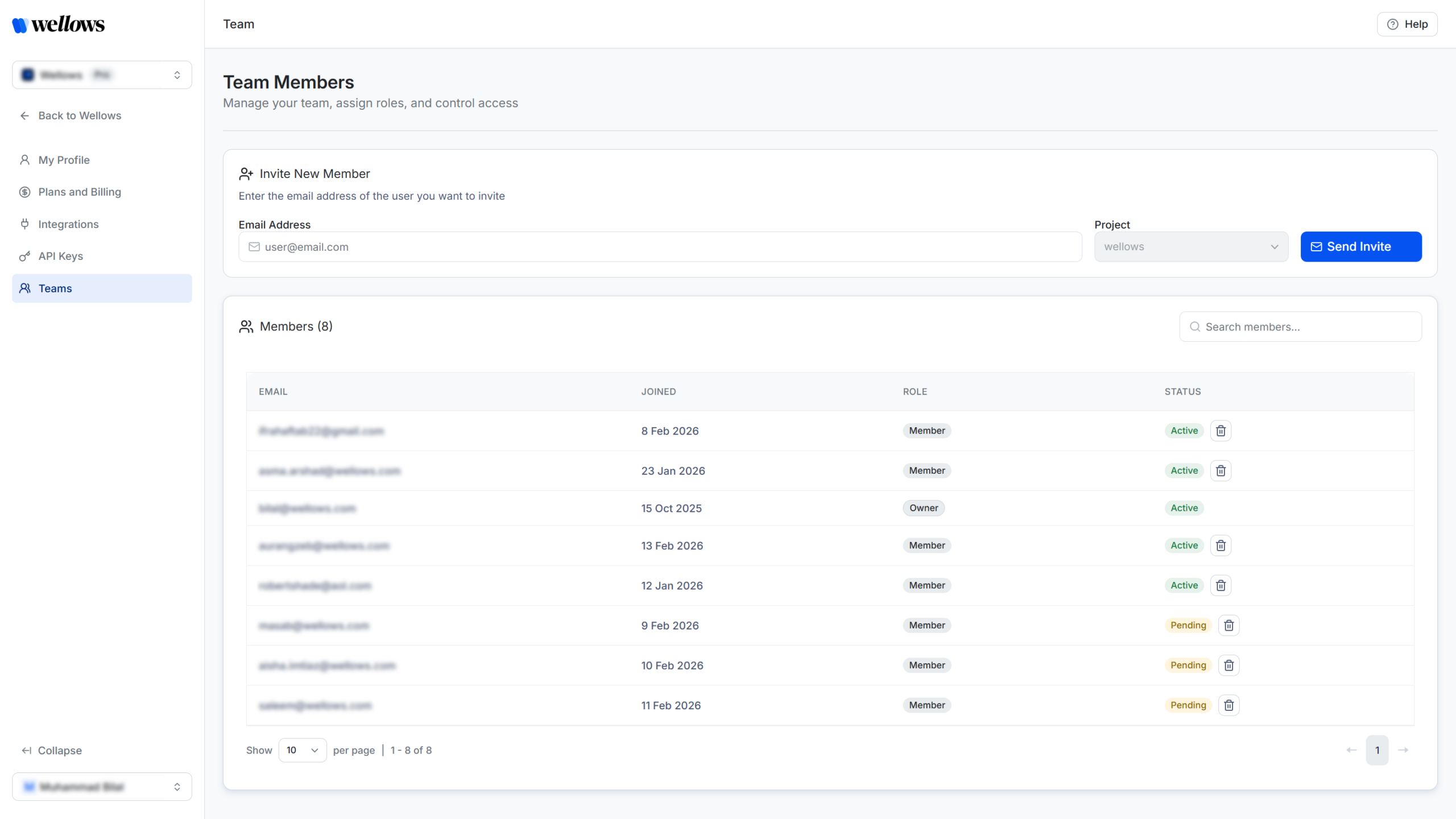 Wellows Team Collaboration