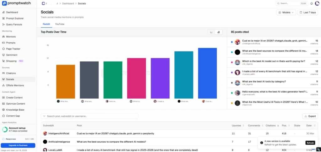 promptwatch-socials-dashboard