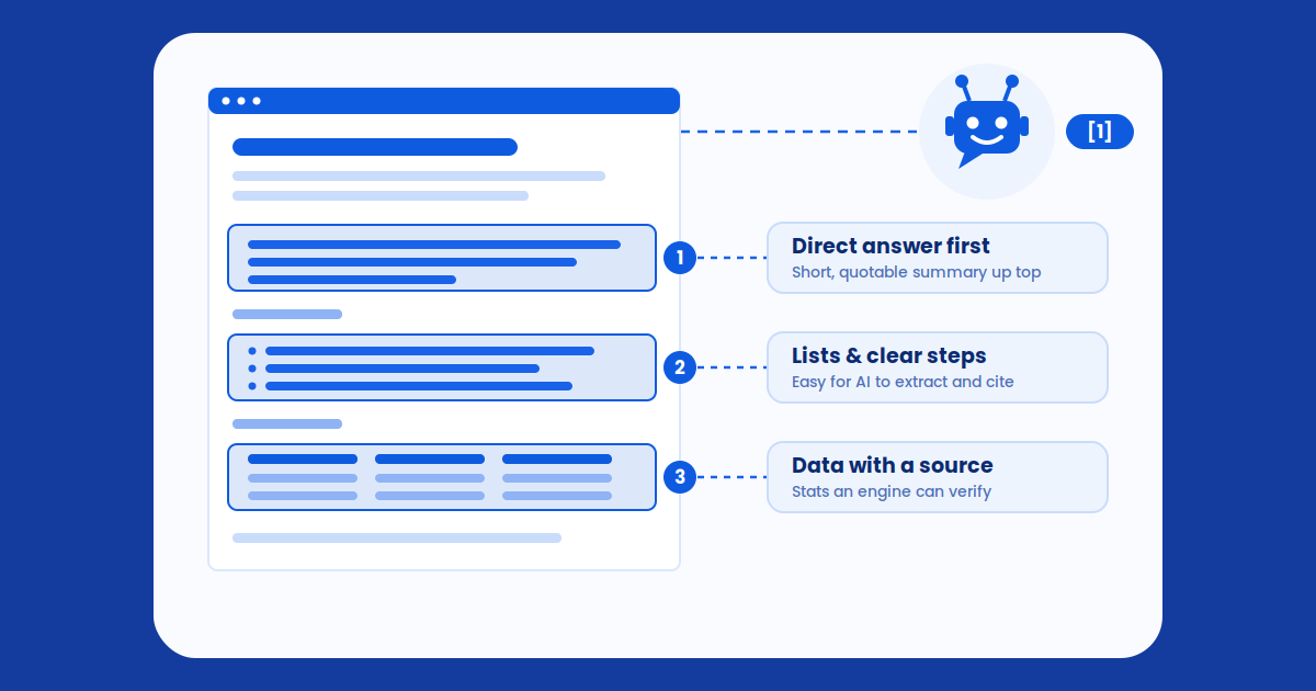 Example of Content for AEO and GEO: An Annotated Page AI Engines Cite